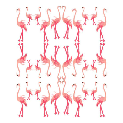 Miniaday Designs Fuschia Feathers Flamingo 3 x 3-Piece Bedding Set - Miniaday Designs, LLC.
