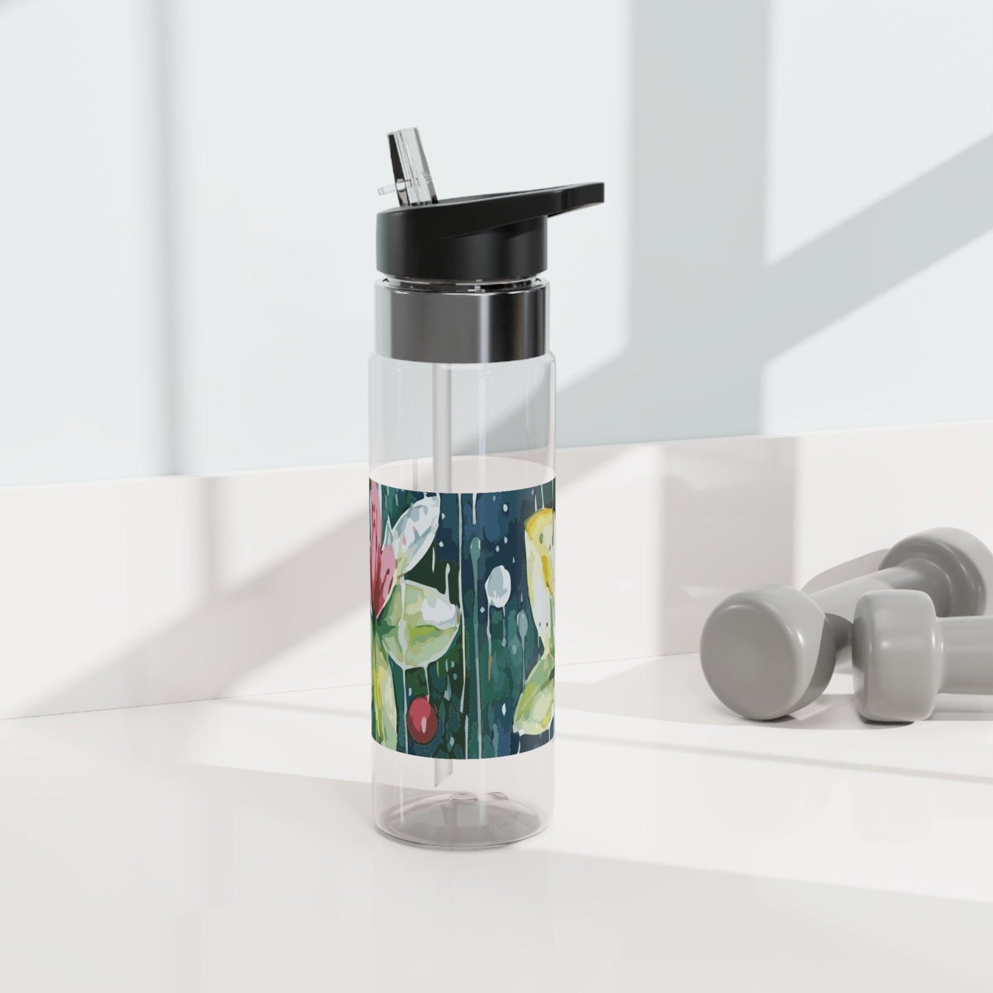 Rain-kissed Lotus Whimsy Collection by Miniaday Designs, LLC. Kensington Tritan™ Sport Bottle, 20oz - Miniaday Designs, LLC.