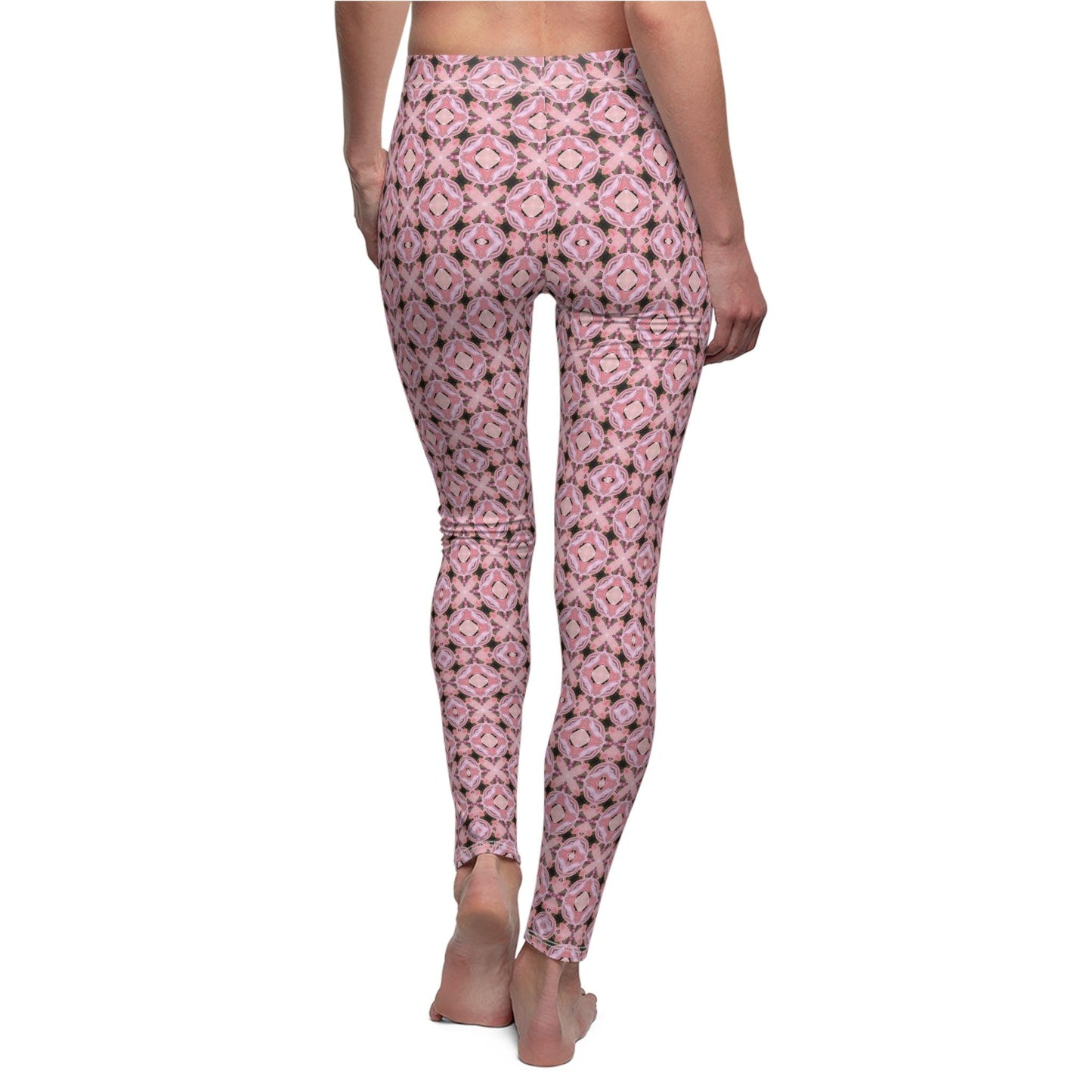 Neoclassical Crystal Mosaic Collection by Miniaday Designs, LLC. Women's Casual Leggings (XS-2XL). SKINNY FIT - Miniaday Designs, LLC.