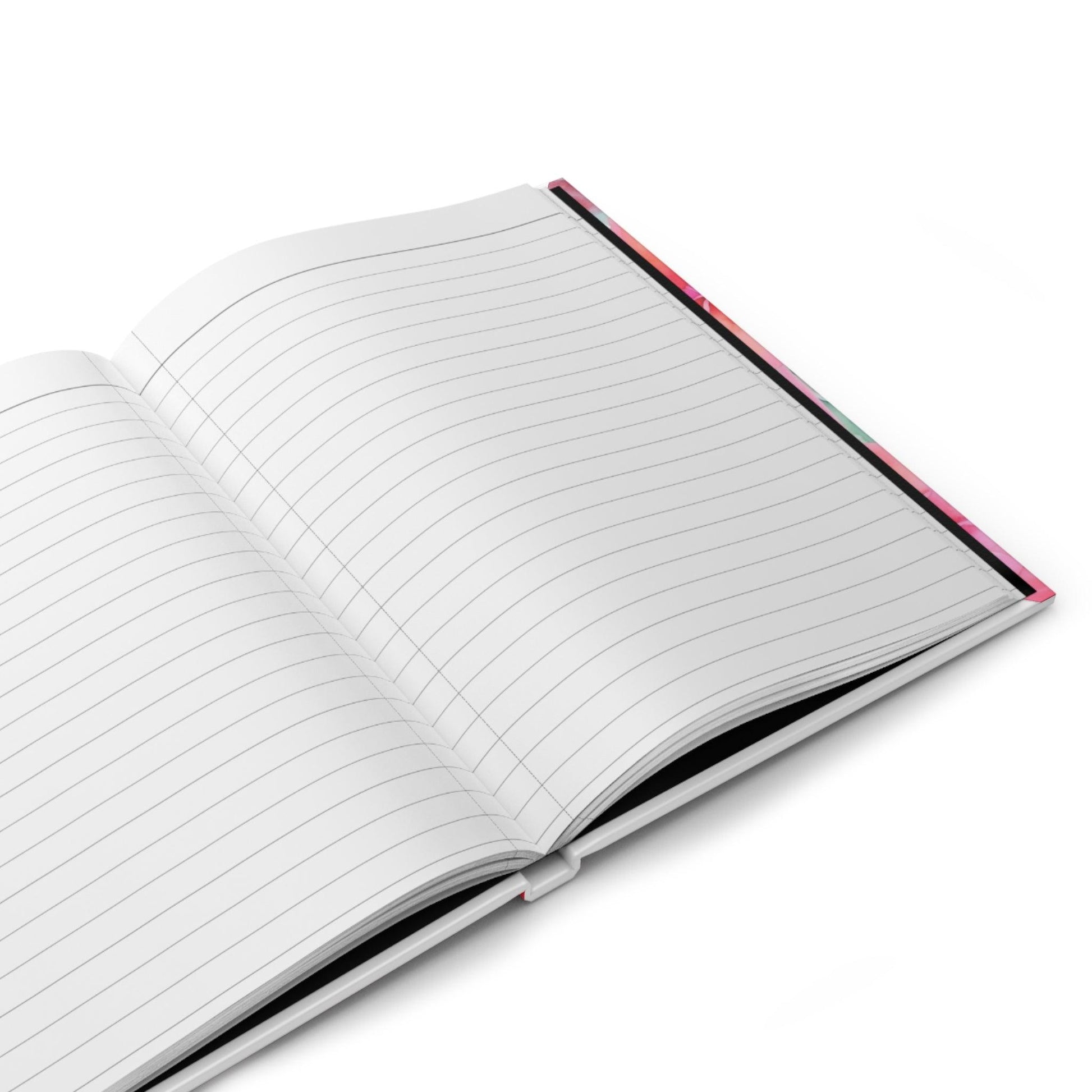 Miniaday Designs, LLC. Hardcover Journal Matte Hibiscus Whimsy Collection - Miniaday Designs, LLC.